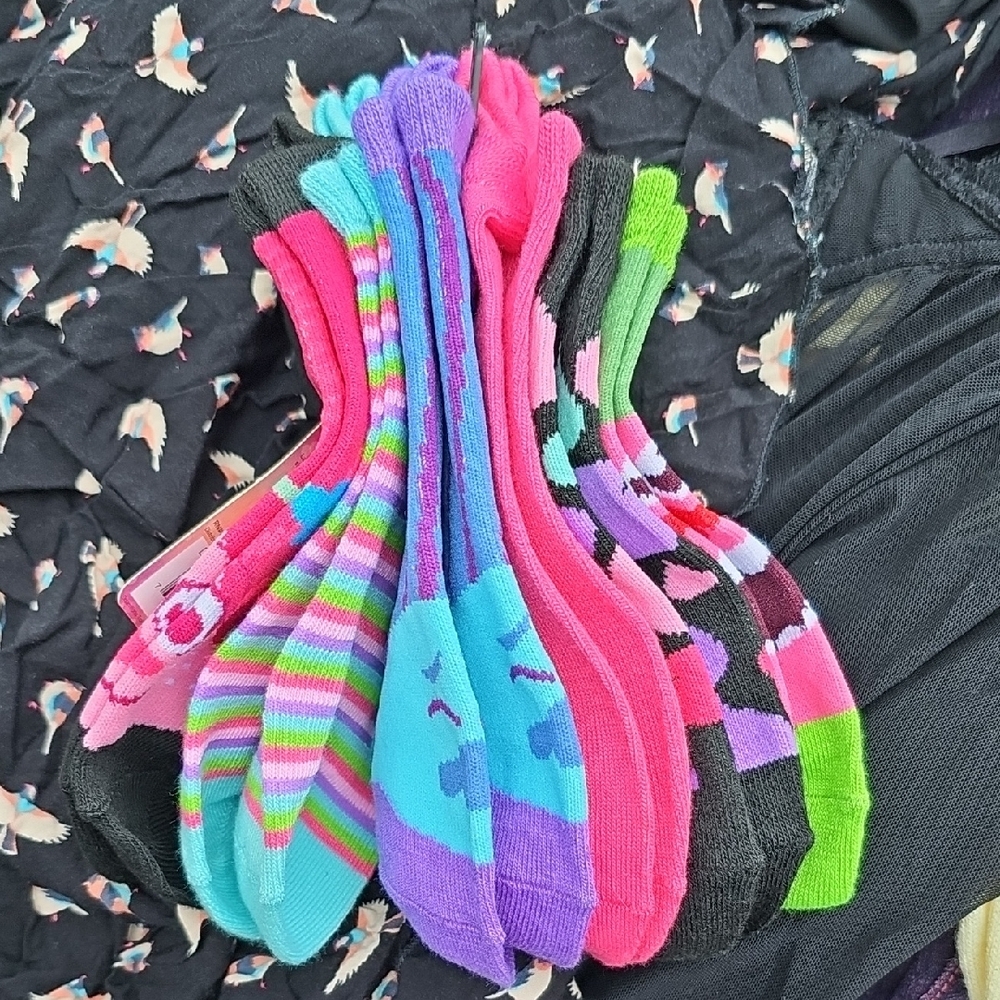 Colorful Patterned Socks Set